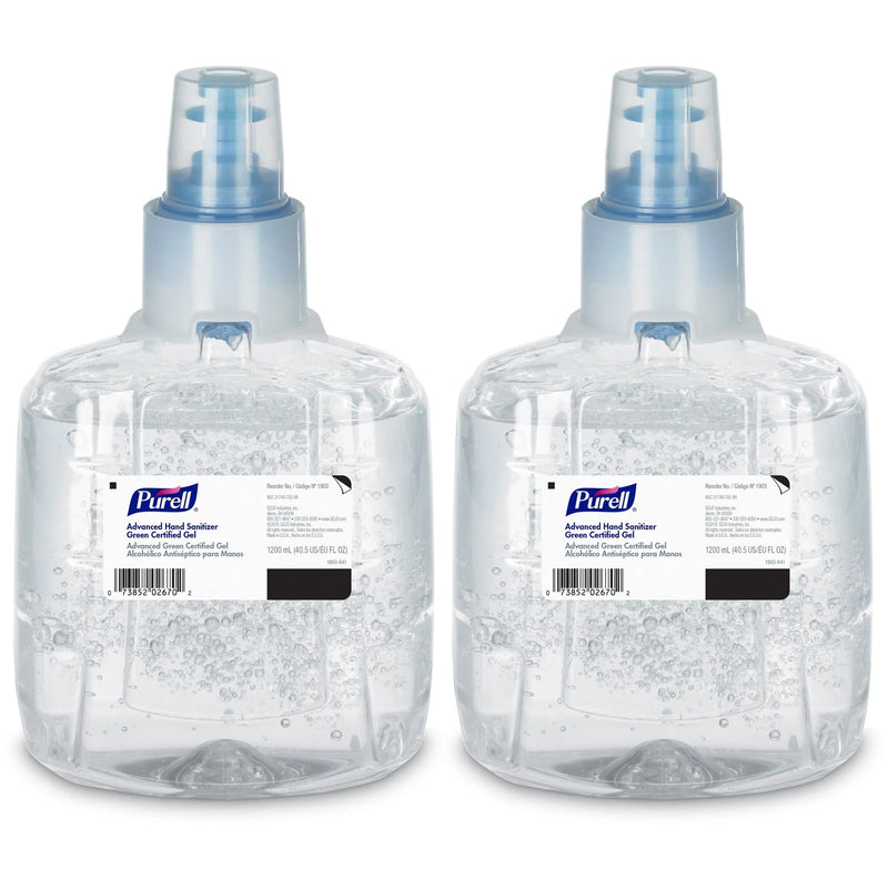 PURELL® Hand Sanitizer Gel Refill - 1.27 Quart - Hands-Free Dispenser - Kills Germs - Fragrance-Free Dye-Free