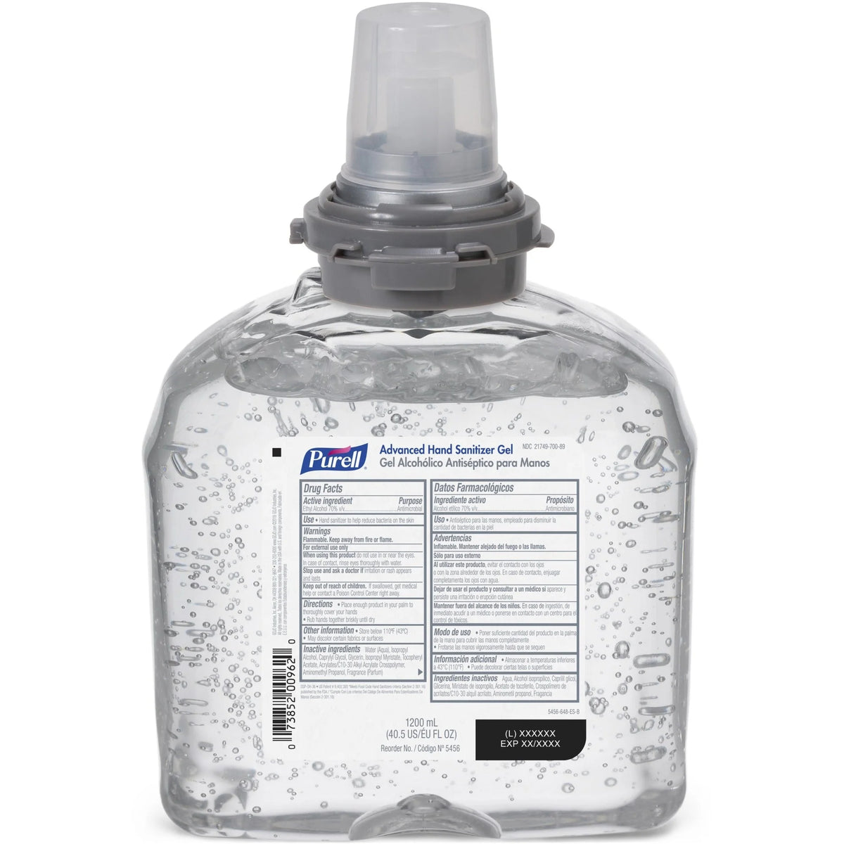 PURELL® Hand Sanitizer Gel Refill - 1.27 Quart - Kills Germs Moisturizing Formula - Sanitizers