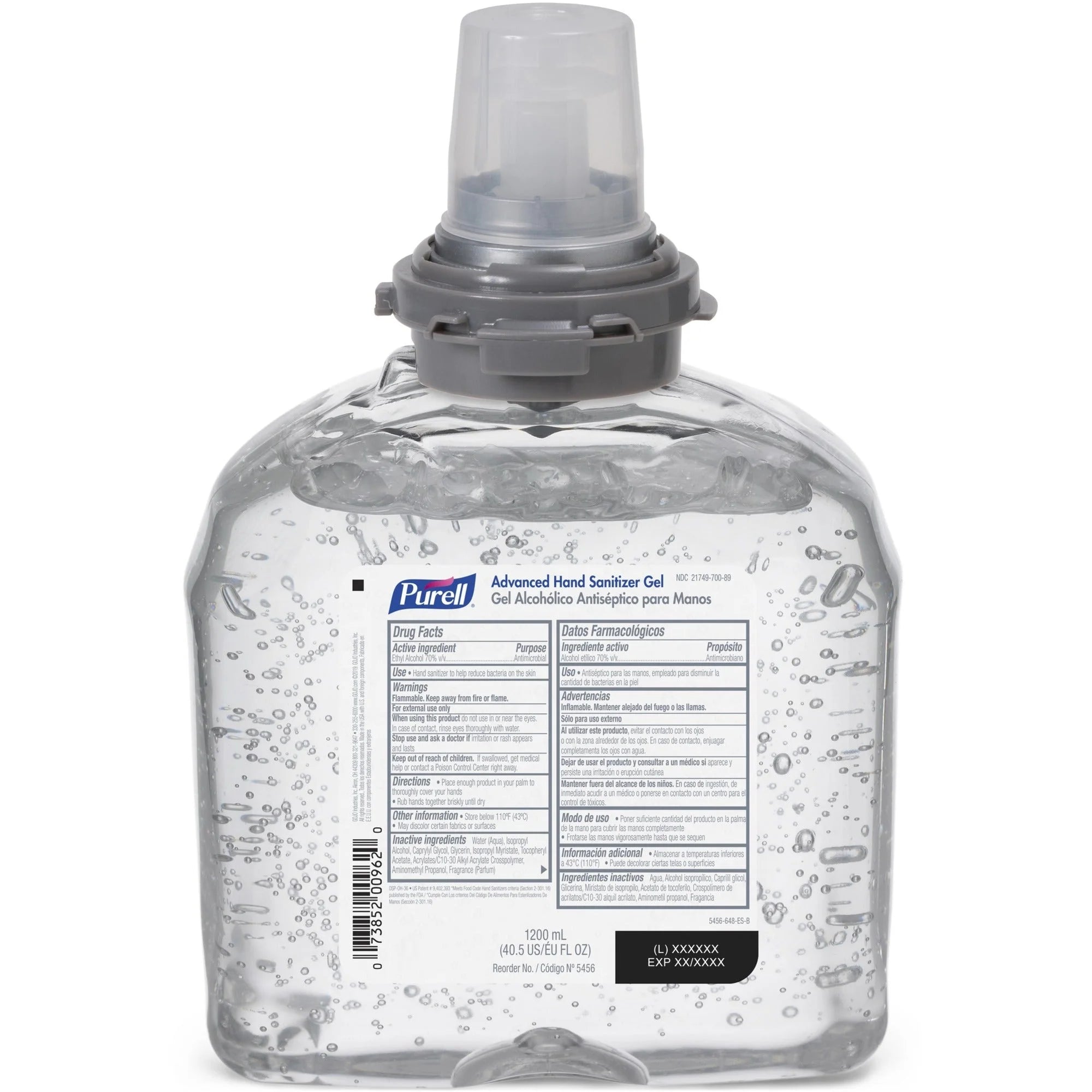 PURELL® Hand Sanitizer Gel Refill - 1.27 Quart - Kills Germs Moisturizing Formula - Sanitizers