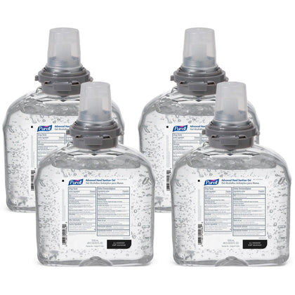 PURELL® Hand Sanitizer Gel Refill - 1.27 Quart - Kills Germs Moisturizing - Clear - 4/Carton - Sanitizers