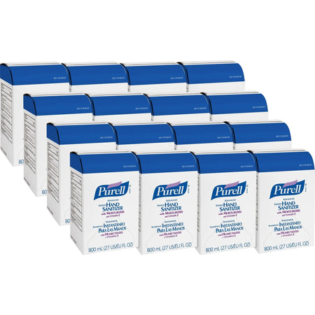 PURELL® Hand Sanitizer Gel Refill - 27.05 fl oz - Kills Germs Moisturizing - Clear - 12/Carton - Sanitizers
