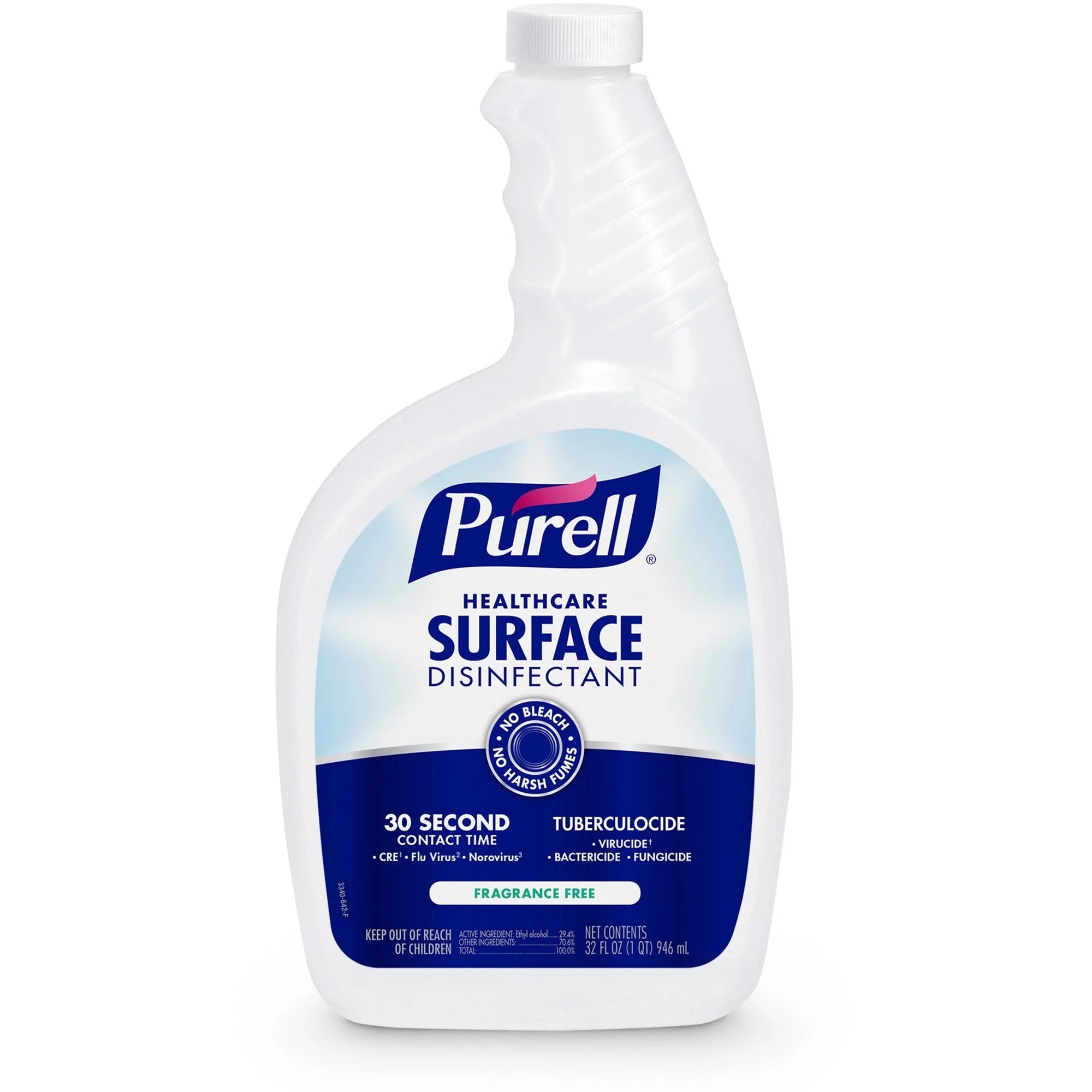 PURELL® Healthcare Surface Disinfectant - 32 fl oz - Fragrance-free - 6/Carton - Disinfectants