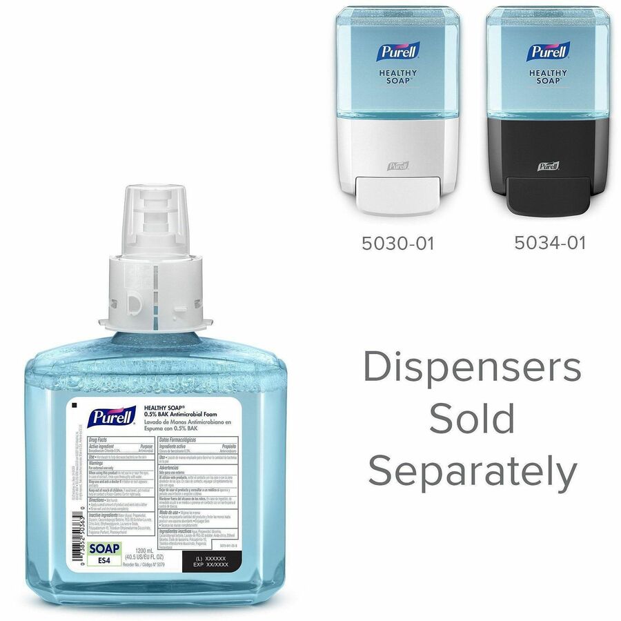 PURELL&reg; HEALTHY SOAP™ ES4 0.5% BAK Antimicrobial Foam Refill - Alternate-Image5