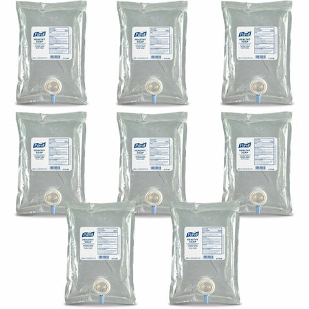 PURELL® HEALTHY SOAP PCXM Antibacterial Lotion Soap - 1.06 Quart - Kills Germs - Clear Refillable - 8/Carton - Hand