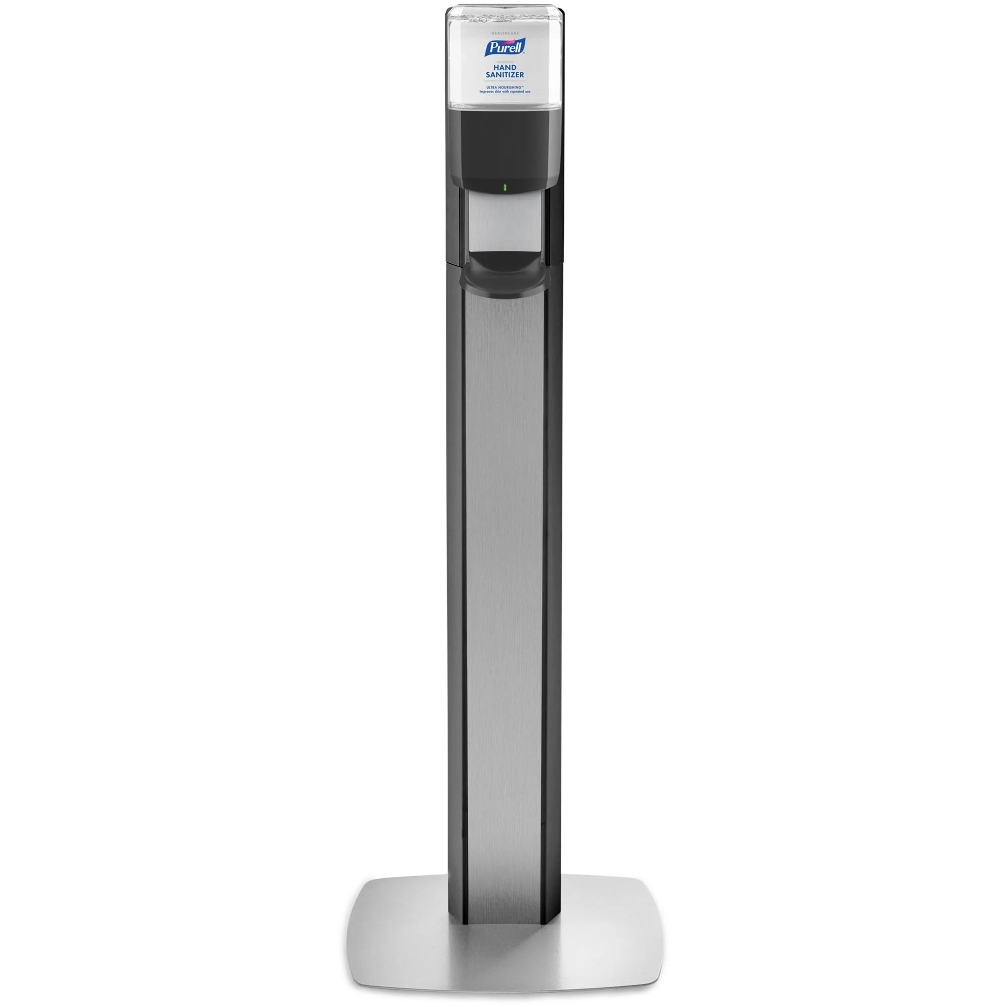 PURELL® MESSENGER ES6 Floor Stand with Dispenser - Graphite & Silver - Skin Care Dispensers Refills