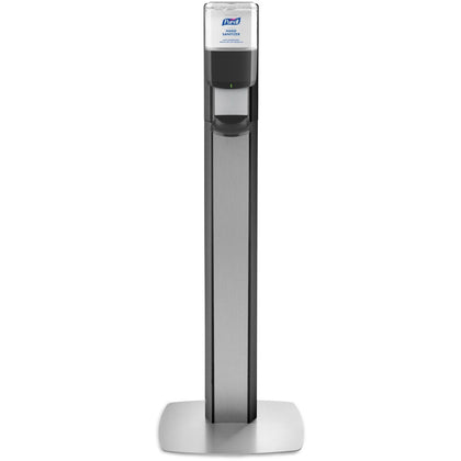 PURELL® MESSENGER ES6 Floor Stand with Dispenser - Graphite & Silver - Skin Care Dispensers Refills
