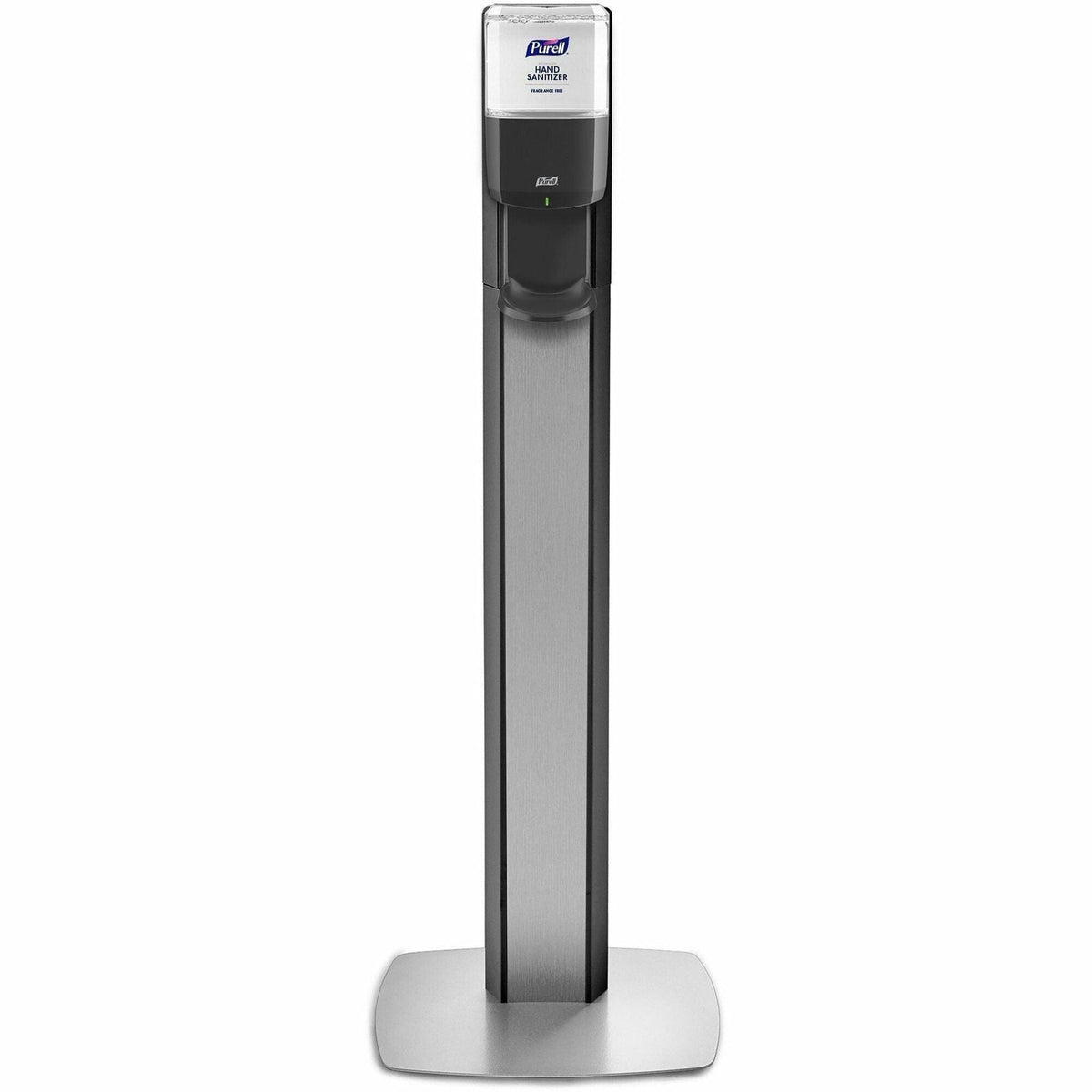 PURELL&reg; MESSENGER ES6 Silver Panel Floor Stand with Dispenser - 2000