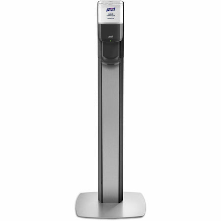 PURELL&reg; MESSENGER ES6 Silver Panel Floor Stand with Dispenser - 2000