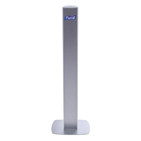 PURELL® Messenger ES8 Silver Panel Floor Stand with Dispenser - Skin Care Dispensers & Refills