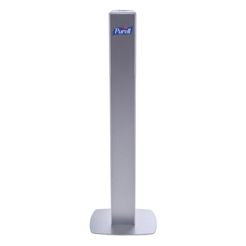 PURELL® Messenger ES8 Silver Panel Floor Stand with Dispenser - Skin Care Dispensers & Refills