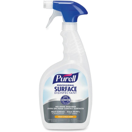 PURELL® Professional Surface Disinfectant: Fresh Citrus Scent - 32 fl oz - 6/Carton - Disinfectants