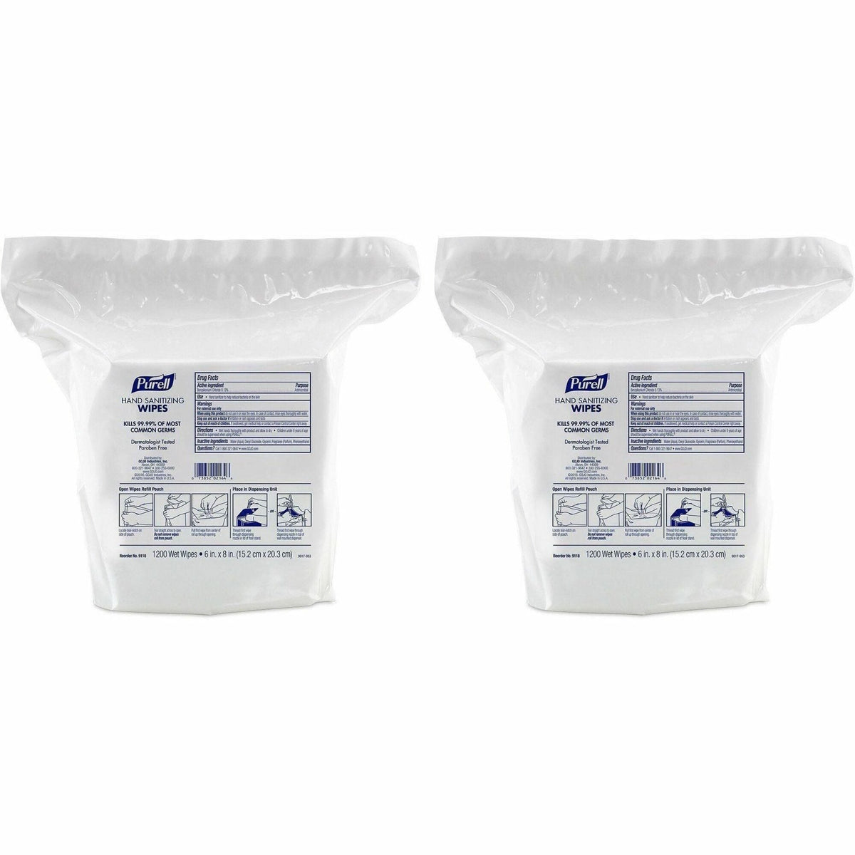 PURELL&reg; Sanitizing Wipes - 2000
