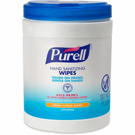 PURELL® Sanitizing Wipes: WhiteTub - 270 Count - 1 Each - Hand Sanitizers