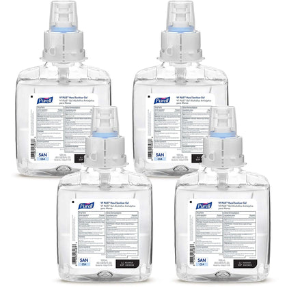 PURELL® VF PLUS Hand Sanitizer Gel Refill - Clean Scent - 1.27 Quart - 4/Carton - Skin Care Dispensers & Refills