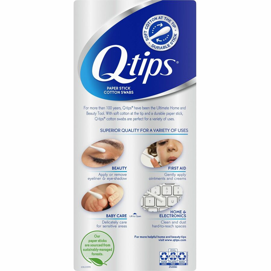Q-tips Cotton Swabs - Rear
