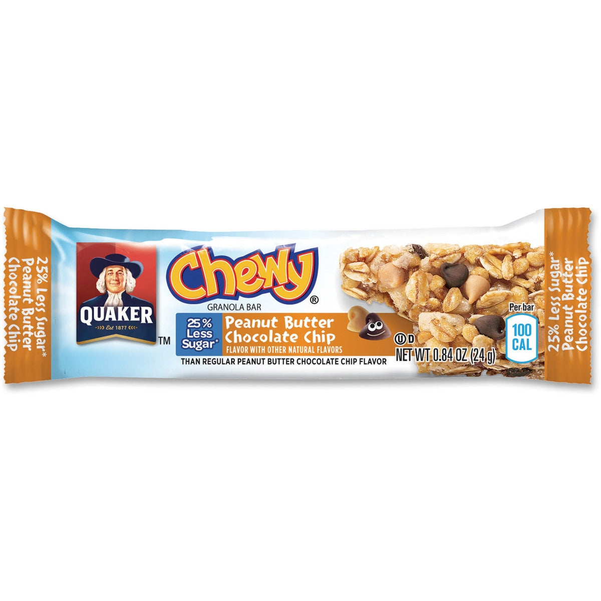Quaker Peanut Butter Choco Chip Granola Bars - 2000