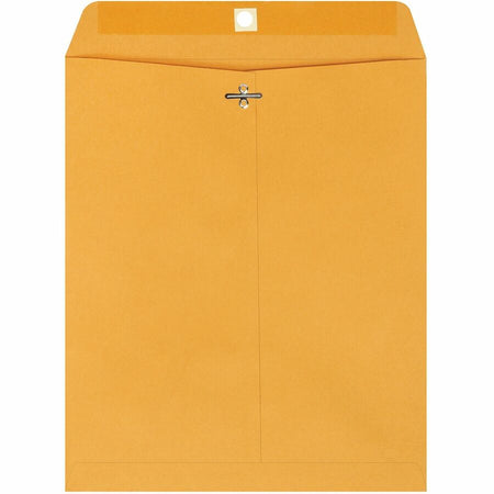 Quality Park 10 x 12 Clasp Envelopes with Deeply Gummed Flaps - Rear