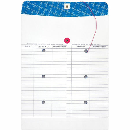Quality Park 10 x 13 Treated Inter-Departmental Envelopes - Rear