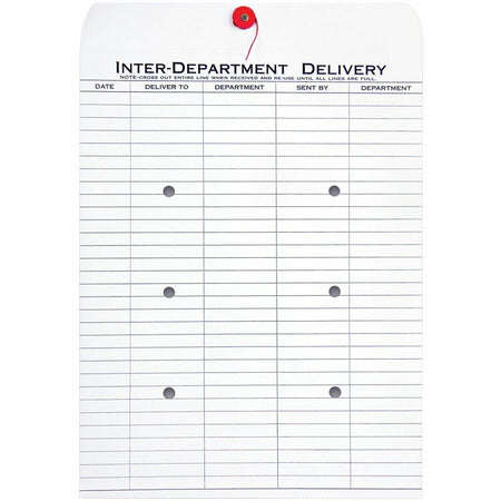 Quality Park 10 x 13 Treated Inter-Departmental Envelopes - Front