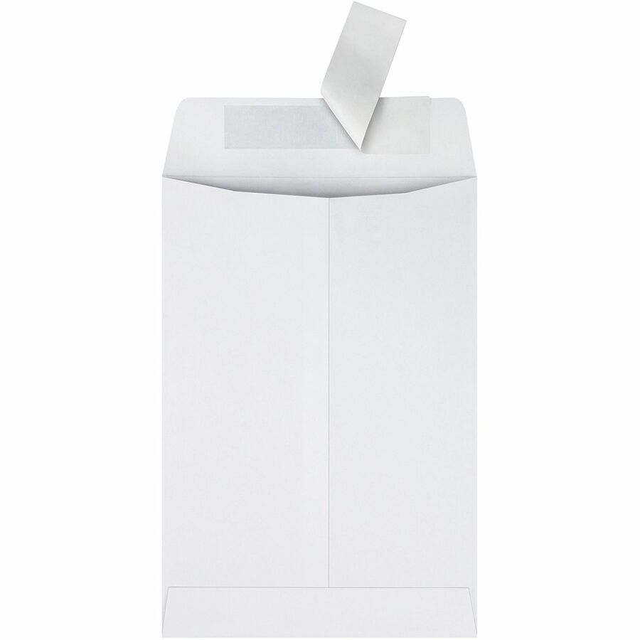 Quality Park 6-1/2 x 9-1/2 Catalog Mailing Envelopes with Redi-Strip&reg; Self-Seal Closure - Rear