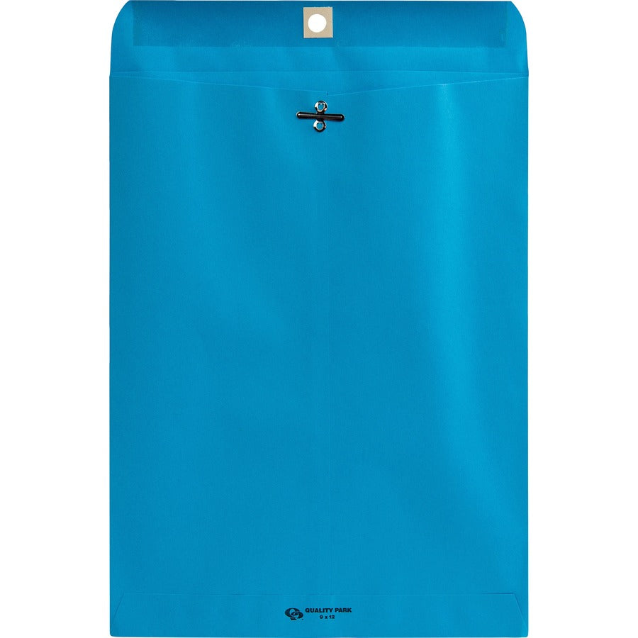 Quality Park 9 x 12 Clasp Envelopes with Deeply Gummed Flaps - Rear