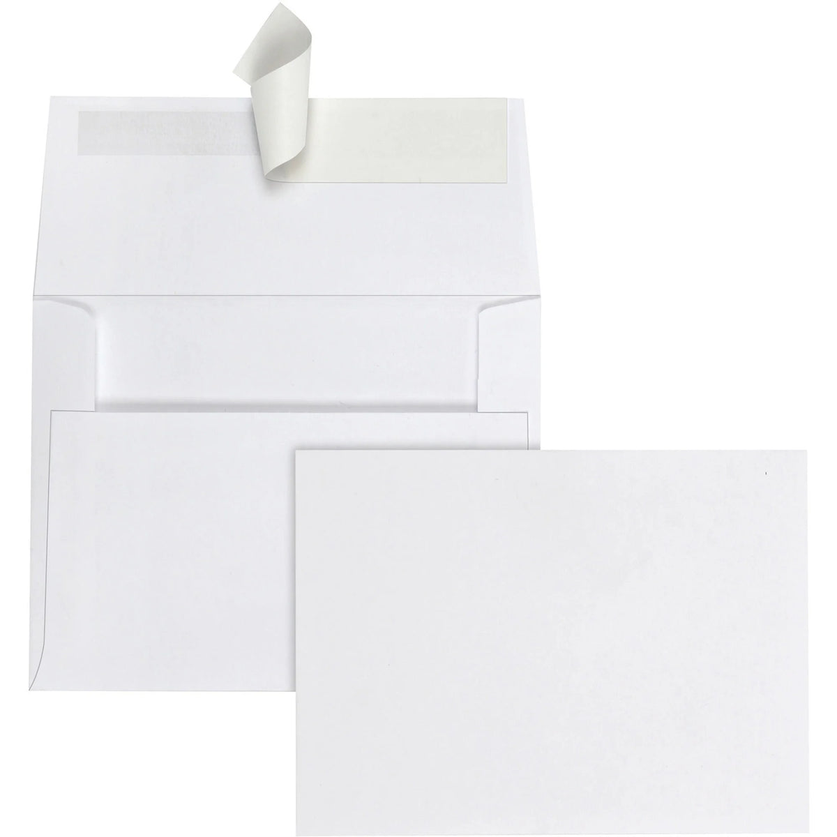 Quality Park A2 Invitation Envelopes - Self Seal Closure - White - 100/Box - Stationery