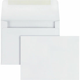 Quality Park A2 Invitation Envelopes - White 4 3/8’’ x 5 3/4’’ - 500/Box - Stationery