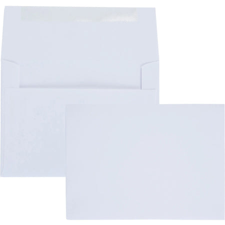 Quality Park A6 Invitation Envelopes - White Paper - 100/Box - Stationery