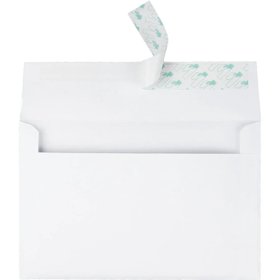 Quality Park A9 Greeting Card Envelopes - Self Seal - White - 100/Box - Stationery