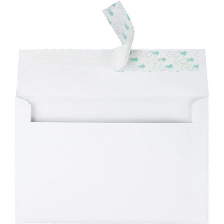 Quality Park A9 Greeting Card Envelopes - Self Seal - White - 100/Box - Stationery