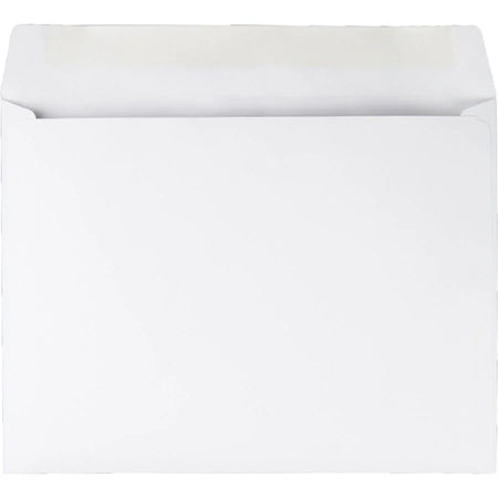 Quality Park Booklet Envelopes: #9 1/2 9x12 28lb White - 100/Box - Large Format / Catalog Envelopes