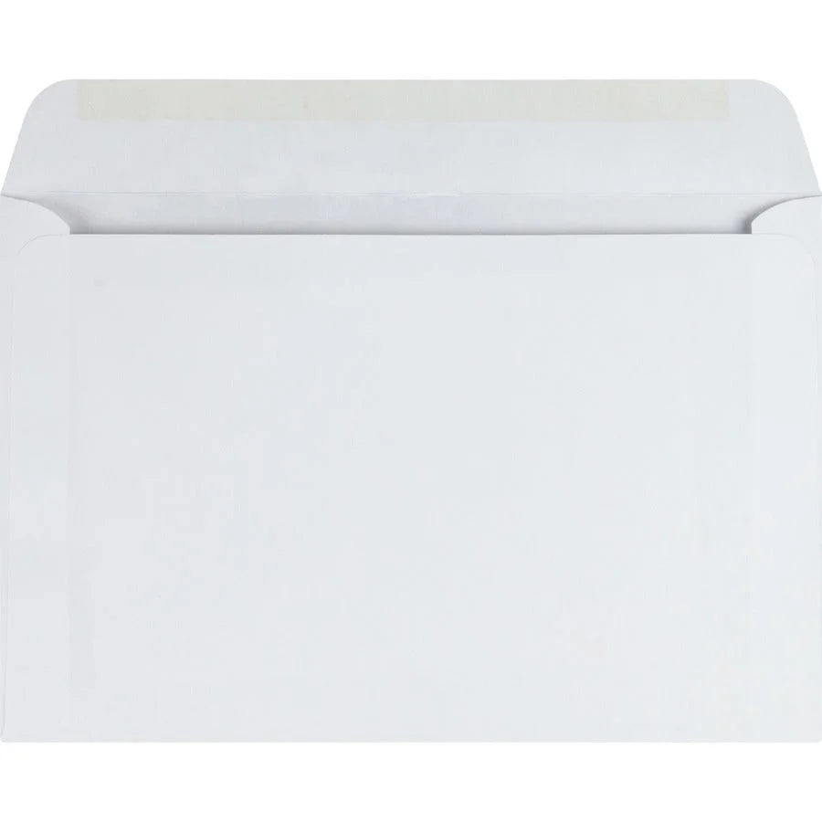 Quality Park Booklet Envelopes - Open Side for Easy Insertion - Catalog - 6 x 9 - White - 100/Box - Large Format