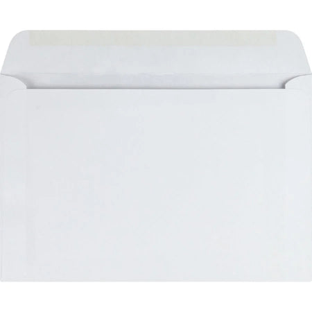 Quality Park Booklet Envelopes - Open Side for Easy Insertion - Catalog - 6 x 9 - White - 100/Box - Large Format