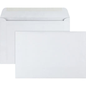 Quality Park Booklet Envelopes - Open Side for Easy Insertion - Catalog - 6 x 9 - White - 100/Box - Large Format