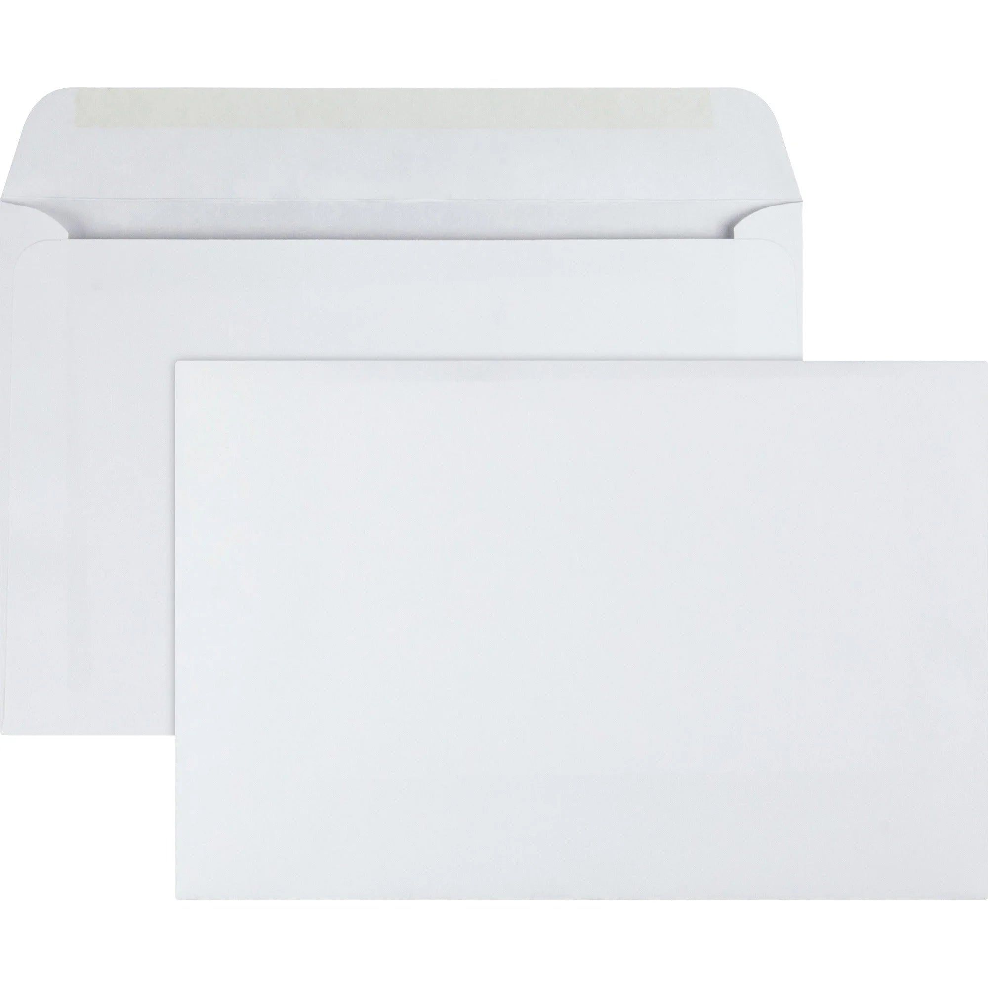 Quality Park Booklet Envelopes - Open Side for Easy Insertion - Catalog - 6 x 9 - White - 100/Box - Large Format