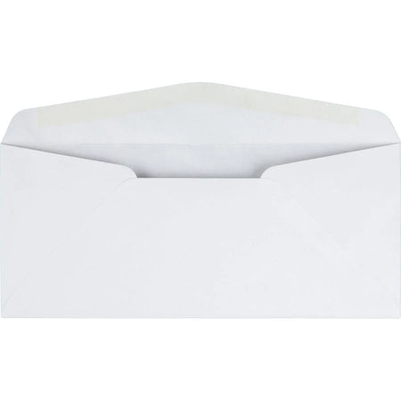 Quality Park Business Envelopes - #10 4 1/8’’ x 9 1/2’’ 24 lb White Wove - 500/Box