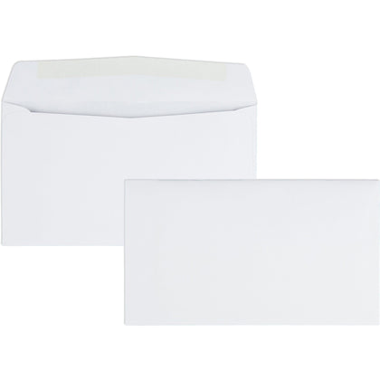 Quality Park Business Envelopes - #6 3/4 3 5/8’’ x 6 1/2’’ - 24 lb - White - 500/Box