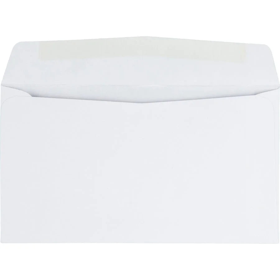 Quality Park Business Envelopes - #6 3/4 3 5/8’’ x 6 1/2’’ - 24 lb - White - 500/Box