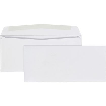 Quality Park Business Envelopes - #9 Size White Wove 24 lb - 500/Box