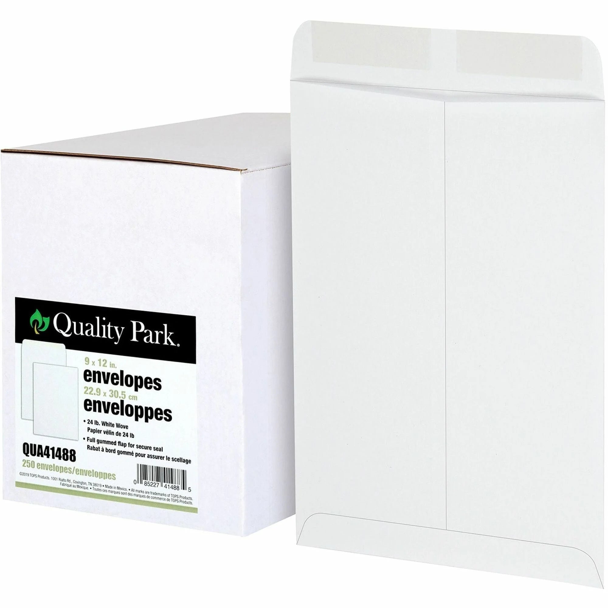 Quality Park Catalog Envelopes - #10 1/2 - 9x12 - 24 lb - White - 250/Box - Large Format