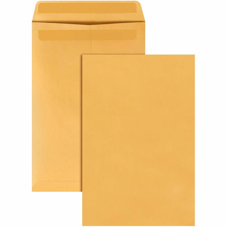 Quality Park Catalog Envelopes: Self-Seal Closure 10x15 28 lb - Kraft - 250/Box - Large Format / Envelopes