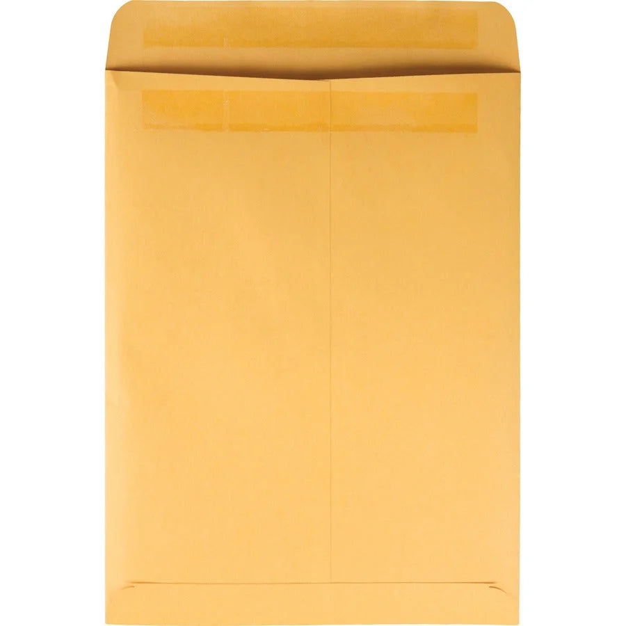 Quality Park Catalog Envelopes - Self-Seal Closure - 9x12 - 28 lb - Kraft - 100/Box - Large Format