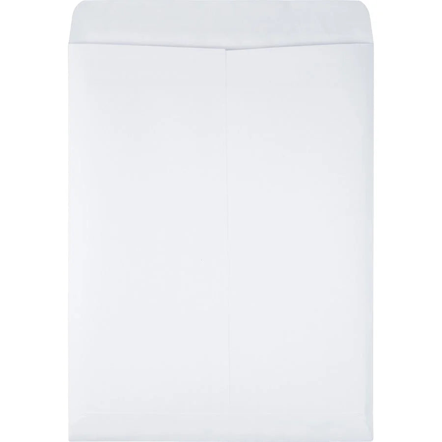 Quality Park Catalog Envelopes with Redi-Seal Closure - #13 1/2 - 10’’ x 13’’ - 28 lb - White - 100/Box - Large Format