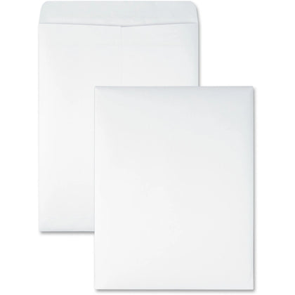 Quality Park Catalog Envelopes with Redi-Seal Closure - #13 1/2 - 10’’ x 13’’ - 28 lb - White - 100/Box - Large Format