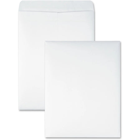 Quality Park Catalog Envelopes with Redi-Seal Closure - #13 1/2 - 10’’ x 13’’ - 28 lb - White - 100/Box - Large Format