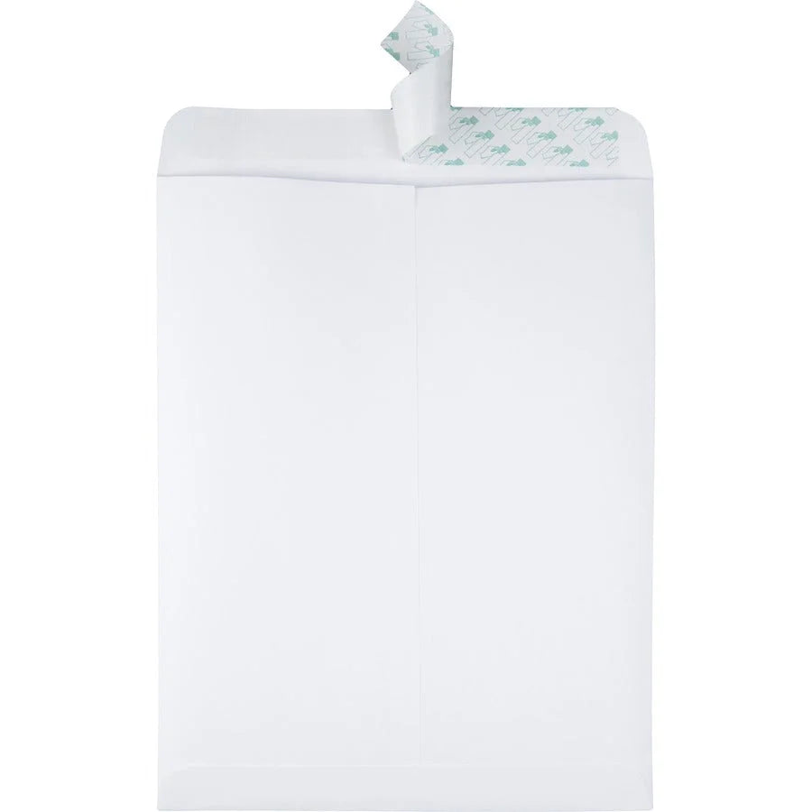 Quality Park Catalog Envelopes with Redi-Strip Closure - 10 x 13 - White Wove - 100/Box - Large Format