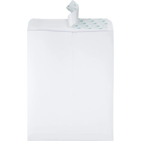 Quality Park Catalog Envelopes with Redi-Strip Closure - 10 x 13 - White Wove - 100/Box - Large Format