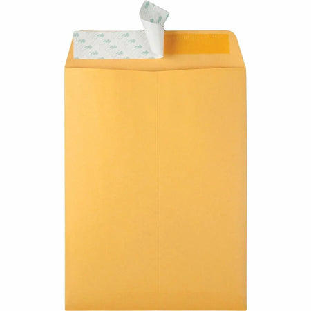 Quality Park Catalog Envelopes with Redi-Strip Closure - 9x12 - 28 lb - Kraft - 100/Box - Large Format