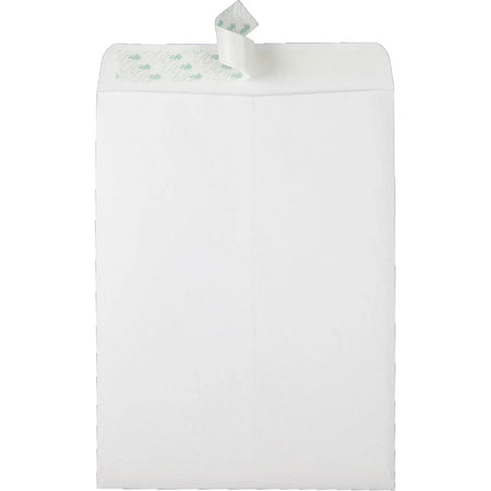Quality Park Catalog Envelopes with Redi-Strip Closure - 9x12 - White Wove - 100/Box - Large Format