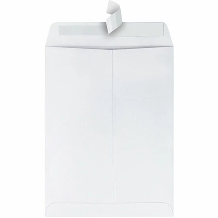 Quality Park Catalog Envelopes with Redi-Strip Self-Seal - 9 1/2 x 12 - 28 lb - White - 100/Box - Large Format
